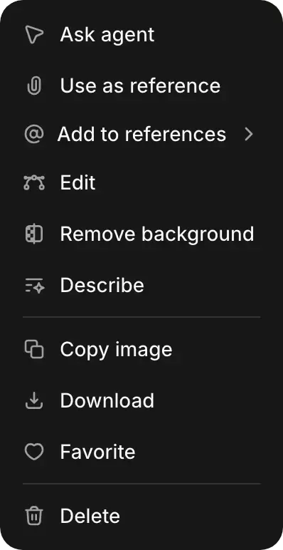 An image's menu with Edit and Remove background among its items.