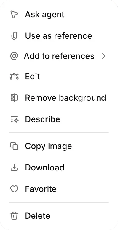 An image's menu with Edit and Remove background among its items.