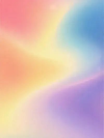 A soft gradient of pink, peach, yellow and sky blue